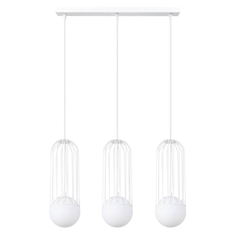 Sollux Lighting Pendelleuchte Brina 3L Weiß von Sollux