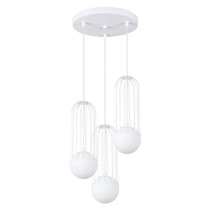 Sollux Lighting Pendelleuchte Brina 3P Weiß von Sollux