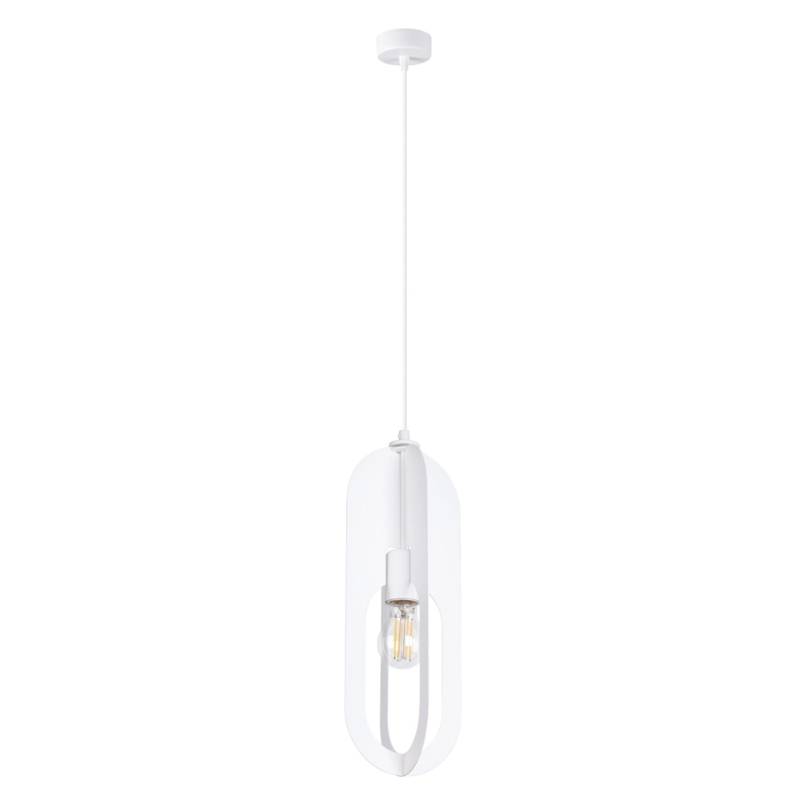 Sollux Lighting Pendelleuchte Nicus 1 Weiß von Sollux