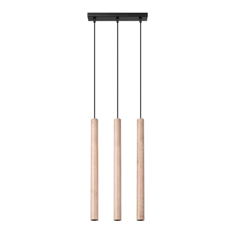 Sollux Lighting Pendelleuchten Pastelo 3L holz von Sollux