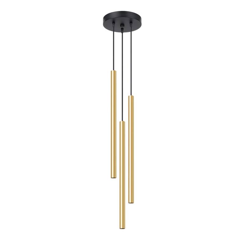 Sollux Lighting Pendelleuchten Pastelo 3P glanzGold von Sollux