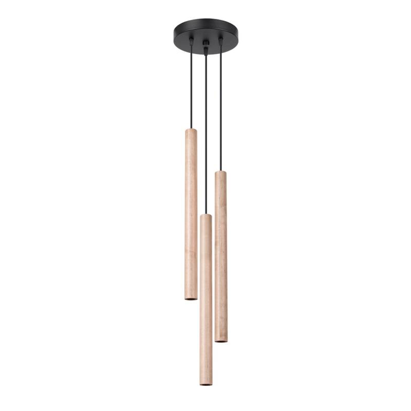 Sollux Lighting Pendelleuchten Pastelo 3P holz von Sollux