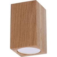 Spot Lampe Decke Holz klein H: 10 cm eckig GU10 Spot Lampe Decke Holz klein H: 10 cm eckig GU10 von Sollux