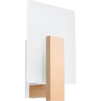 Wandlampe E14 Glas Holz Modern wohnlich DORETT Wandlampe E14 Glas Holz Modern wohnlich DORETT von Sollux