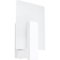 Wandlampe Glas Holz Weiß eckig E14 blendarm innen Wandlampe Glas Holz Weiß eckig E14 blendarm innen von Sollux