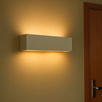 Wandlampe Keramik Glas 32,5 cm eckig Up Down bemalbar von Sollux