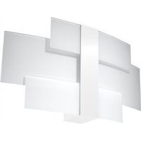 Wandlampe Weiß Glas Metall Modern 2x G9 MAGO Wandlampe Weiß Glas Metall Modern 2x G9 MAGO von Sollux