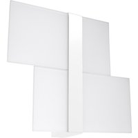 Wandleuchte Glas Metall Weiß 2x G9 blendarm dekorativ Wandleuchte Glas Metall Weiß 2x G9 blendarm dekorativ von Sollux