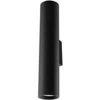 Wandleuchte innen Schwarz 30 cm hoch Up Down Metall Wandleuchte innen Schwarz 30 cm hoch Up Down Metall von Sollux