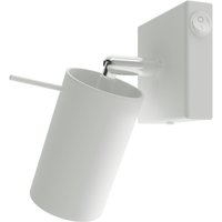 Wandspot Weiß B: 8 cm klein Metall schwenkbar Wandspot Weiß B: 8 cm klein Metall schwenkbar von Sollux