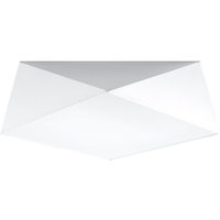 Weiße Deckenlampe LYNNDIE B:50cm geometrisch blendarm von Sollux