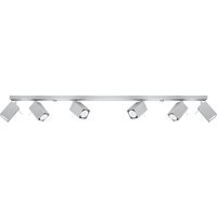 XXL Spot Strahler FALERIA Grau 120 cm lang 6x GU10 von Sollux