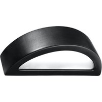 indirekte Wandlampe Schwarz Up Down 40 cm breit E27 von Sollux