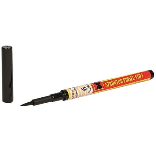 Solmer LTD König Pinselstift mit einzelner Pinselspitze, imitiert Holzmaserung Struktur Pinsel Stift (Nr.9 – Mahagoni) von Solmer LTD