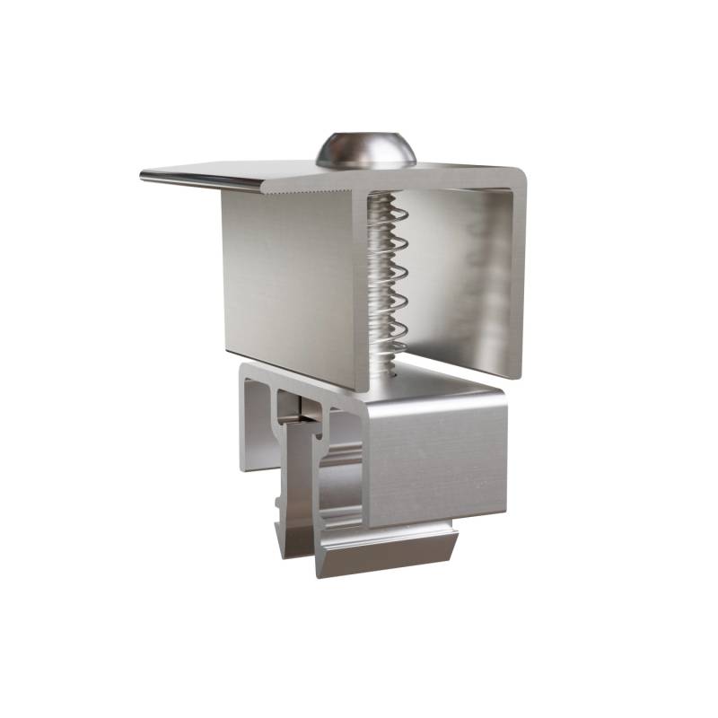 SolMount Endklemme für Modulhöhe 27-37 mm Naturbelassenes Aluminium von Solmount