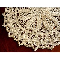Gehäkeltes Tischset Großes Häkeln Deckchen Runde Home Decor Tischdecke Frauen Geschenk von Solnishko42