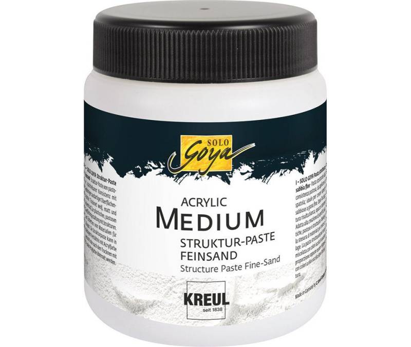 Solo Goya Strukturpaste Kreul Solo Goya Acrylic Medium Struktur-Paste von Solo Goya