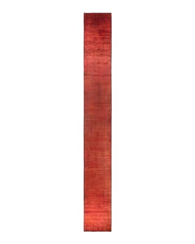 Solo Rugs Fine Vibrance, einzigartiger, handgeknüpfter Teppich, Orange, 60 x 60 cm von Solo Rugs