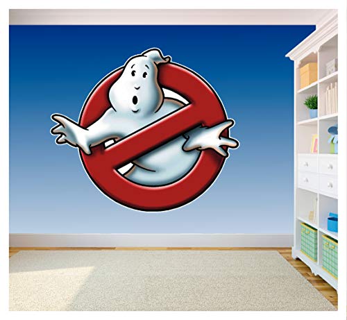 Solo Signs UK, Ghostbusters-Logo-Aufkleber, Vinyl, bedruckt, SS40009, Vinyl, Extra Large 430mm x 495mm von Solo Signs UK