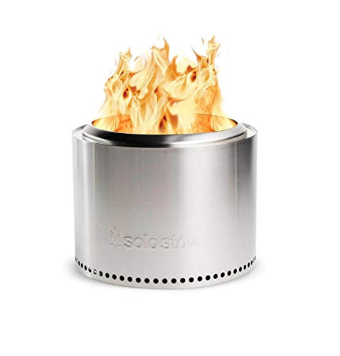 Solo Stove Feuerschale „Bonfire“ 1.0 - Outdoor-Kamin aus Edelstahl, raucharm - Tragbare Feuerstelle für Terrasse, Garten - Feuertonne, Holzofen, Feuerkorb, Terrassenofen - ⌀ 49,5 cm, Höhe 35,5 cm von Solo Stove