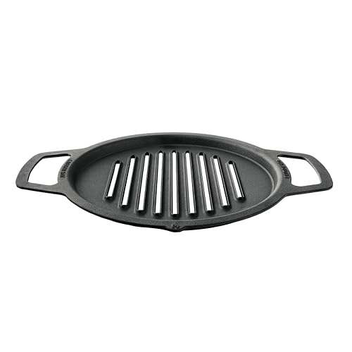 Solo Stove Gusseisen-Grillrost für Feuerschale Ranger | Grillplatte für Feuerstelle Ranger, Umbau von Feuerstelle zu Grill, Zubehör für Outdoor Feuerschale, Kochoberfläche: Ø 36 cm, 5,9 kg von Solo Stove