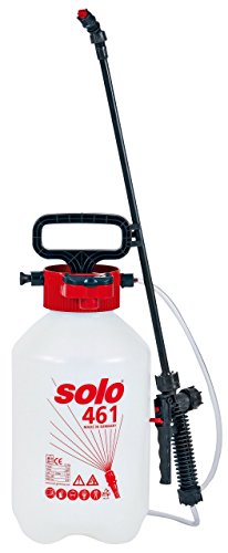 Solo 46101 5L 45psi Kolbenpumpe Manuelle Drucksprühgeräte mit Sprühlanze, Weiß, 19 x 19 x 50 cm von Solo