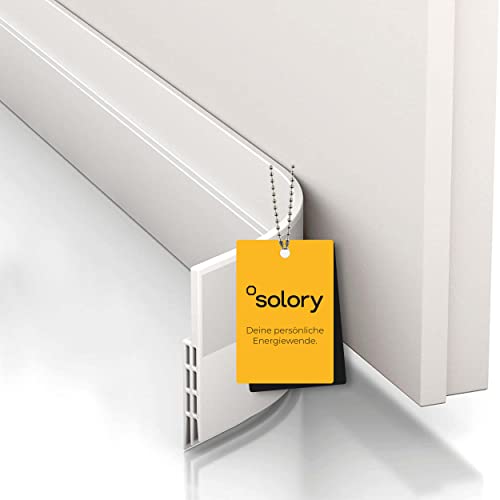 Solory© Zugkluftstopper selbstklebend | Mit dem Zugluftstopper für deine Türen effizient Energie sparen | Fensterdichtung, Türdichtung, Zugluftstopper (1) von Solory