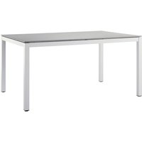 Solpuri Classic Dining Lounge Tisch 140x80 cm Aluminium Höhe 70 cm von Solpuri