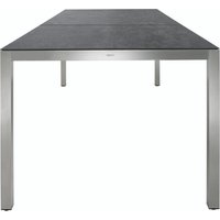 Solpuri Classic Edelstahl Tisch 300x100 cm mit 2-tlg. Tischplatte von Solpuri