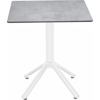 Solpuri Milano bistro Bartisch Aluminium/White von Solpuri