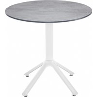 Solpuri Milano bistro Bartisch Aluminun/White von Solpuri