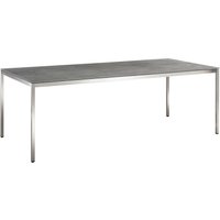 Solpuri Slimm Dining Tisch 220x100 cm Edelstahl von Solpuri