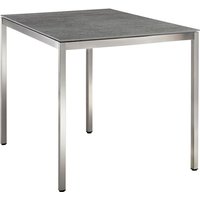 Solpuri Slimm Dining Tisch 80x80 cm Edelstahl von Solpuri