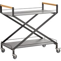 Solpuri Trolley one Bar trolley Edelstahl/Anthrazit/Concrete coal von Solpuri
