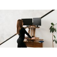 Stehpult Holzarbeitsplatz Laptopständer Moderner Schreibtisch Verstellbarer Schreibtischständer Vintage Ständer von Solutions4lifeUA