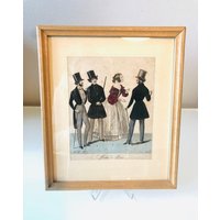 Gerahmtes, Handkolorierte Gravuren Aus Mode Journal Um 1839 Gerahmtes, Handkolorierte Gravuren Aus Mode Journal Um 1839 von SolveigsStudio