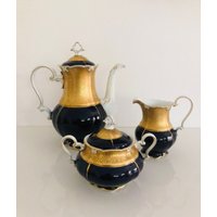 Ilmenau Graf Henneberg - Kaffeekern Kaffeeservice Carmen Ätzgold Kobaltblau Ilmenau Graf Henneberg - Kaffeekern Kaffeeservice Carmen Ätzgold Kobaltblau von SolveigsStudio