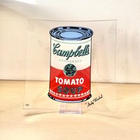 Rosenthal Andy Warhol Glas Platte Tomato Soup Campbell von SolveigsStudio