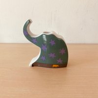Rosenthal Studio-Linie Germany. Modernismus Kerzenleuchter/Deko-Objekt Elefant. Design Johan Van Loon. Höhe 11 cm. Vintage von SolveigsStudio