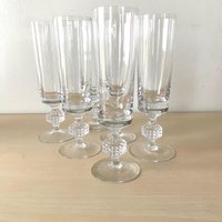 Spiegelau Sechs Sektgläser Aus Bleikristall, Elegante von SolveigsStudio