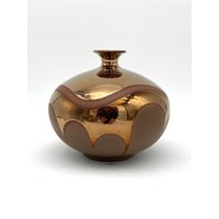 Vintage Keramik Vase - Teilweise Glasiert von SolveigsStudio