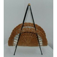 Vintage Mid Century Zeitungsständer Aus Den 50 Er Jahren von SolveigsStudio