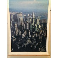 Wandbild, Schulkarte "New York" Wandbild, Schulkarte "New York" von SolveigsStudio