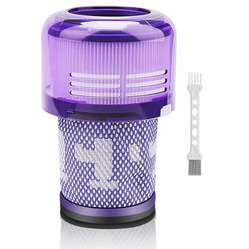 Solvhome Filter für Dyson V12 Staubsauger, Kompatibel mit Dyson V12 Detect Slim Absolute Extra Total Clean Motorhead Complete Akku-Staubsauger, Ersetzen Sie #971517-01 von Solvhome