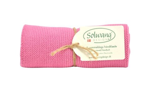 Solwang Handtuch Alt-Rosa, Küchentuch gestrickt aus Baumwolle von Solwang