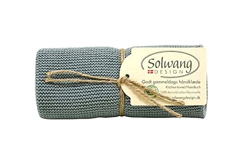 Solwang Küchentuch Arktisch Grün gestrickt Geschirrtuch Handtuch Baumwolle Solwang Küchentuch Arktisch Grün gestrickt Geschirrtuch Handtuch Baumwolle von Solwang