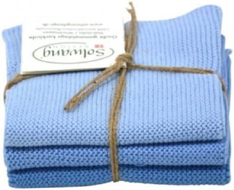 Solwang Putzlappen, Wischlappen, Wischtücher, Geschirrtuch, Handtuch, Reinigungstuch (100% Bio Baumwolle, Waschbar bei 60 Grad, 3 Stück gestrickte BIO Wischtücher in Eisblau Kombi, 25x25 cm, 3-tlg., Saugfähigkeit und Funktionalität zu optimieren/ Versch, Ausführungen) Solwang Putzlappen, Wischlappen, Wischtücher, Geschirrtuch, Handtuch, Reinigungstuch (100% Bio Baumwolle, Waschbar bei 60 Grad, 3 Stück gestrickte BIO Wischtücher in Eisblau Kombi, 25x25 cm, 3-tlg., Saugfähigkeit und Funktionalität zu optimieren/ Versch, Ausführungen) von Solwang