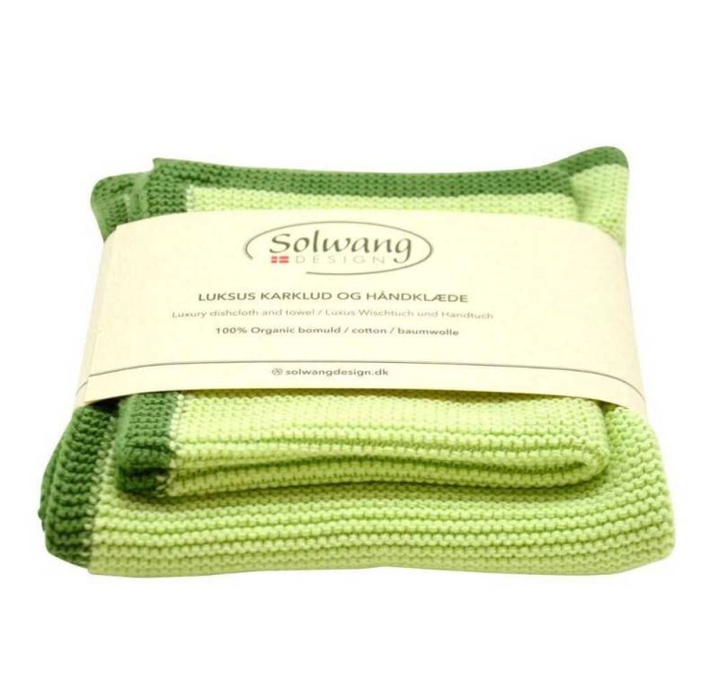 Solwang Spültuch Solwang FRAME Grün 2er Set von Solwang