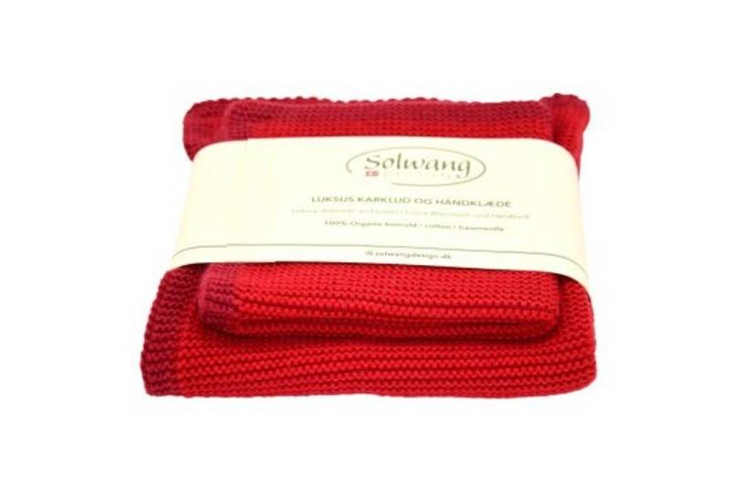 Solwang Spültuch Solwang FRAME Rot 2er Set von Solwang