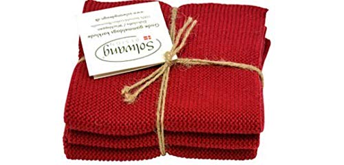 Solwang Wischlappen 3er Set Dunkelrot Solwang Wischlappen 3er Set Dunkelrot von Solwang